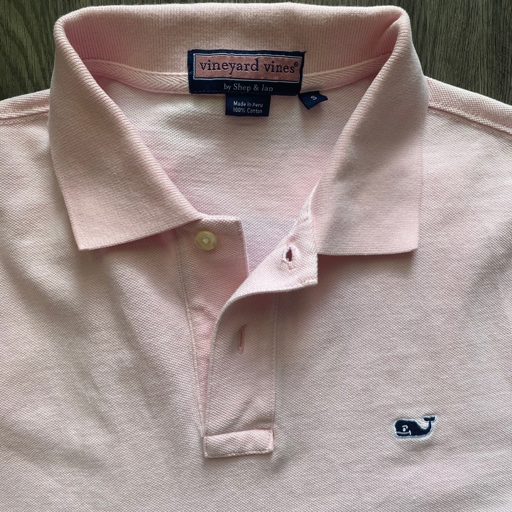 Vineyard Vines Pink Polo
